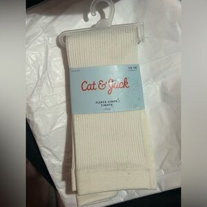 NWT Cat & Jack Girls Fleece Lined Tights Size 12-14